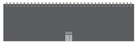 Enlarge image Cover: Wochenquerplaner, anthrazit 2025 - Heye