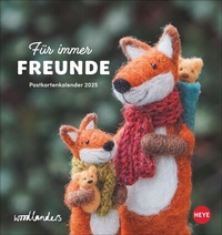 Abbildung von: Woodlanders: Für immer Freunde Postkartenkalender 2025 - Heye