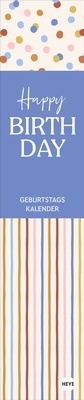 Abbildung von: Design Geburtstagskalender Langplaner mini - Heye