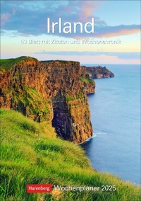 Abbildung von: Irland Wochenplaner 2025 - 53 Blatt mit Zitaten und Wochenchronik - Harenberg
