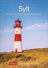 Abbildung von: Sylt Wochenplaner 2025 - 53 Blatt mit Zitaten und Wochenchronik - Harenberg