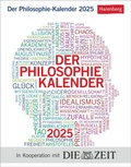 Cover: Der Philosophie-Kalender Tagesabrei&szlig;kalender 2025 - Harenberg