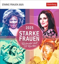 Abbildung von: Starke Frauen Postkartenkalender 2025 - Kalender mit 53 Karten - Harenberg