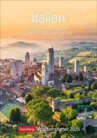 Abbildung von: Italien Wochenplaner 2025 - 53 Blatt mit Zitaten und Wochenchronik - Harenberg