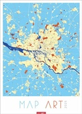 Cover: Map Art Kalender 2025 - Weingarten