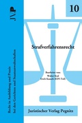 Cover: Strafverfahrensrecht - Juristischer Verlag Pegnitz