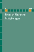 Cover: Finnisch-Ugrische Mitteilungen Band 47 - Buske, H