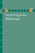Cover: Finnisch-Ugrische Mitteilungen Band 47 - Buske, H