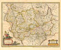 Abbildung von: Historische Karte: Braunschweig und Magdeburg 1636 (Plano) - Verlag Rockstuhl