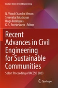 Cover: Recent Advances in Civil Engineering for Sustainable Communities - Springer