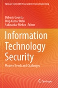 Cover: Information Technology Security - Springer