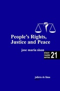 Cover: On People's Rights, Justice, and Peace (Sison Reader Series, #21) - Intl Network of Philippine Studies