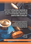 Cover: 2023 The 6th International Conference on Materials Engineering and Applications & 2023 7th International Conference on Manufacturing Technologies - Trans Tech Publications Ltd