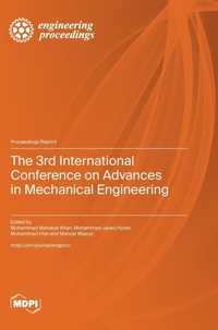 Enlarge image Cover: The 3rd International Conference on Advances in Mechanical Engineering - MDPI AG