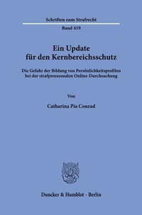 Abbildung von: Ein Update für den Kernbereichsschutz. - Duncker & Humblot