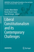 Cover: Liberal Constitutionalism and its Contemporary Challenges - Springer