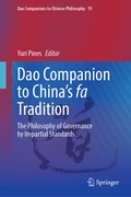 Cover: Dao Companion to China's fa Tradition - Springer