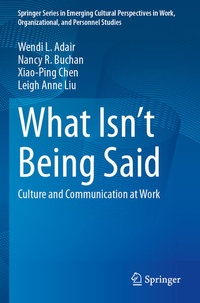 Enlarge image Cover: What Isn't Being Said - Springer