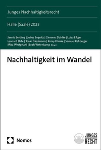 Abbildung von: Nachhaltigkeit im Wandel - Nomos