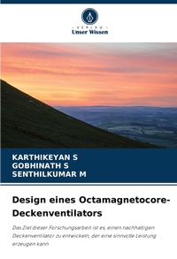 Abbildung von: Design eines Octamagnetocore-Deckenventilators - Verlag Unser Wissen