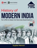 Cover: History of Modern India, 3e - G K Publications Private Limited