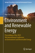 Cover: Environment and Renewable Energy - Springer