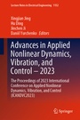 Cover: Advances in Applied Nonlinear Dynamics, Vibration, and Control - 2023 - Springer