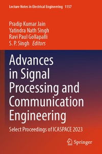 Enlarge image Cover: Advances in Signal Processing and Communication Engineering - Springer
