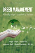 Cover: Green Management - A New Paradigm in the World of Business - Nova Science Publishers Inc