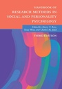 Cover: Handbook of Research Methods in Social and Personality Psychology - Cambridge University Press
