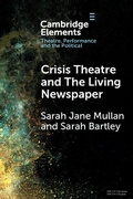Cover: Crisis Theatre and The Living Newspaper - Cambridge University Press
