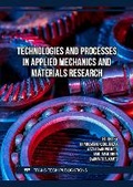 Cover: Technologies and Processes in Applied Mechanics and Materials Research - Trans Tech Publications Ltd