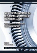 Cover: The 11th Asia Conference on Mechanical and Materials Engineering (ACMME) - Trans Tech Publications Ltd