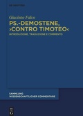 Cover: Ps.-Demostene, >Contro Timoteo< - De Gruyter