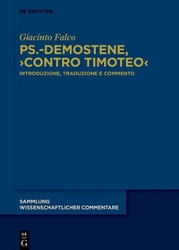 Abbildung von: Ps.-Demostene, >Contro Timoteo< - De Gruyter