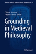 Cover: Grounding in Medieval Philosophy - Springer