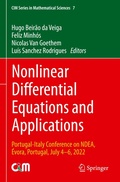 Cover: Nonlinear Differential Equations and Applications - Springer