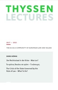 Cover: Der Rechtsstaat in der Krise - Was tun? - Verlag der Buchhandlung Klaus Bittner