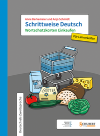 Abbildung von: Schrittweise Deutsch / Wortschatzkarten Einkaufen für Lehrerkoffer - Schubert Leipzig