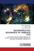 Cover: Deconstructive Resonance of Umberto Eco - LAP Lambert Academic Publishing
