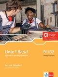 Cover: Linie 1 Beruf B1/B2 Br&uuml;ckenelement - Hybride Ausgabe allango - Klett