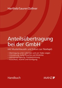 Abbildung von: Anteilsübertragung bei der GmbH - Manz