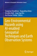 Cover: Geo-Environmental Hazards using AI-enabled Geospatial Techniques and Earth Observation Systems - Springer
