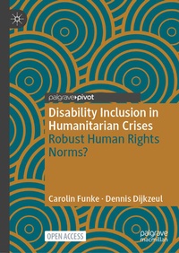 Enlarge image Cover: Disability Inclusion in Humanitarian Crises - Palgrave Macmillan