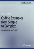 Cover: Coding Examples from Simple to Complex - Springer