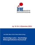 Cover: Nachhaltige Lehre - Nachhaltige Bildungsinstitution Hochschule - BoD - Books on Demand