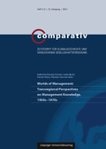 Cover: Worlds of Management: Transregional Perspectives on Management Knowledge, 1950s-1970s - Leipziger Uni-Vlg