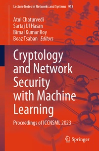 Enlarge image Cover: Cryptology and Network Security with Machine Learning - Springer