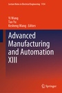 Cover: Advanced Manufacturing and Automation XIII - Springer