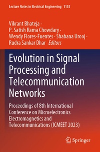 Enlarge image Cover: Evolution in Signal Processing and Telecommunication Networks - Springer